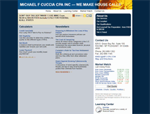 Tablet Screenshot of mfc-cpa.com
